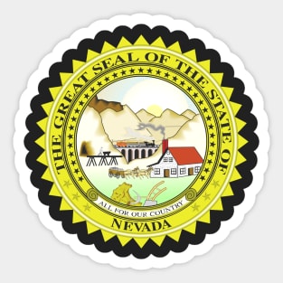 Seal of Nevada Sticker